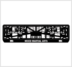 Комплект (2шт.) рамок для авто номеров MMA (MIXED MARTIAL ARTS)